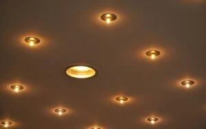 Recessed lighting example