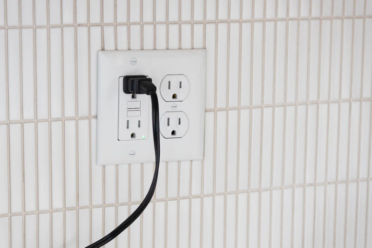 GFC outlet installed to correct a code violation